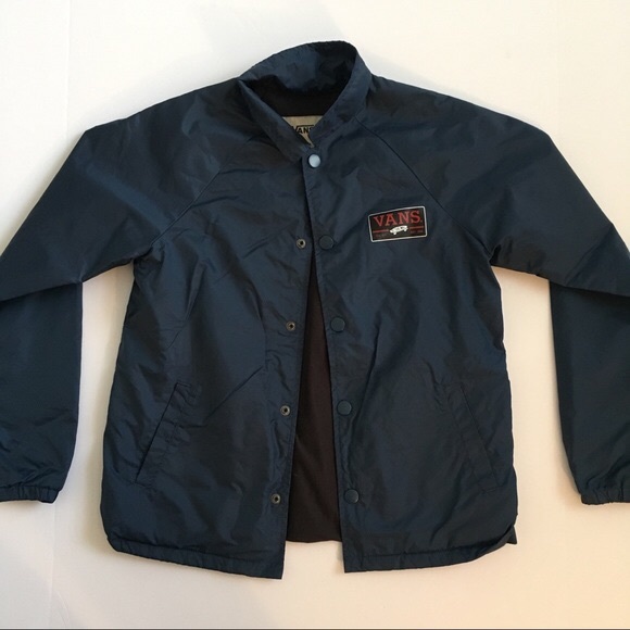 vans blue windbreaker